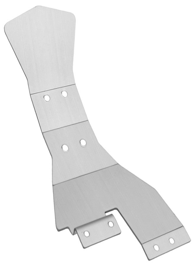 Vgoohobby Stainless Steel Chassis Armor Skid Plate Ront Center Rear Chassis Protecter Guard Compatible with Traxxas Slash 4X4 1/10 RC Crawler Car - Image 4