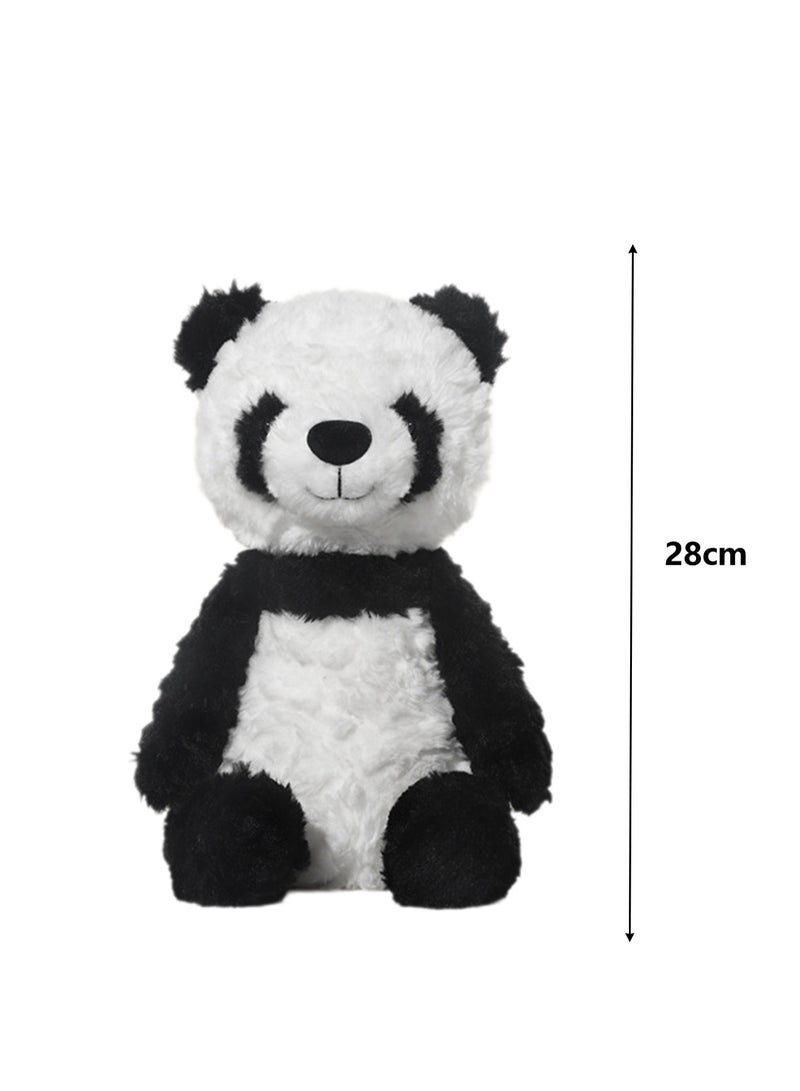 28cm Plush Toy Cute Doll, Soft And Soothing Doll, Suitable For Birthday Gifts For Boys And Girls (Panda) - Image 2