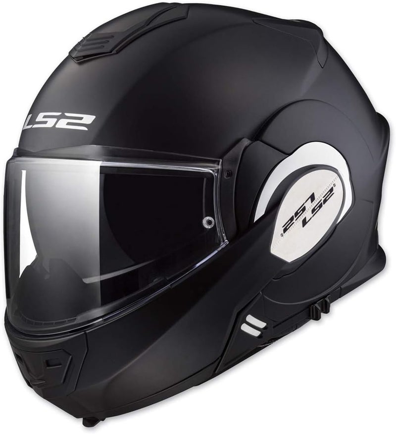 LS2 Helmets Modular Valiant Helmet - Matt Black - Image 1