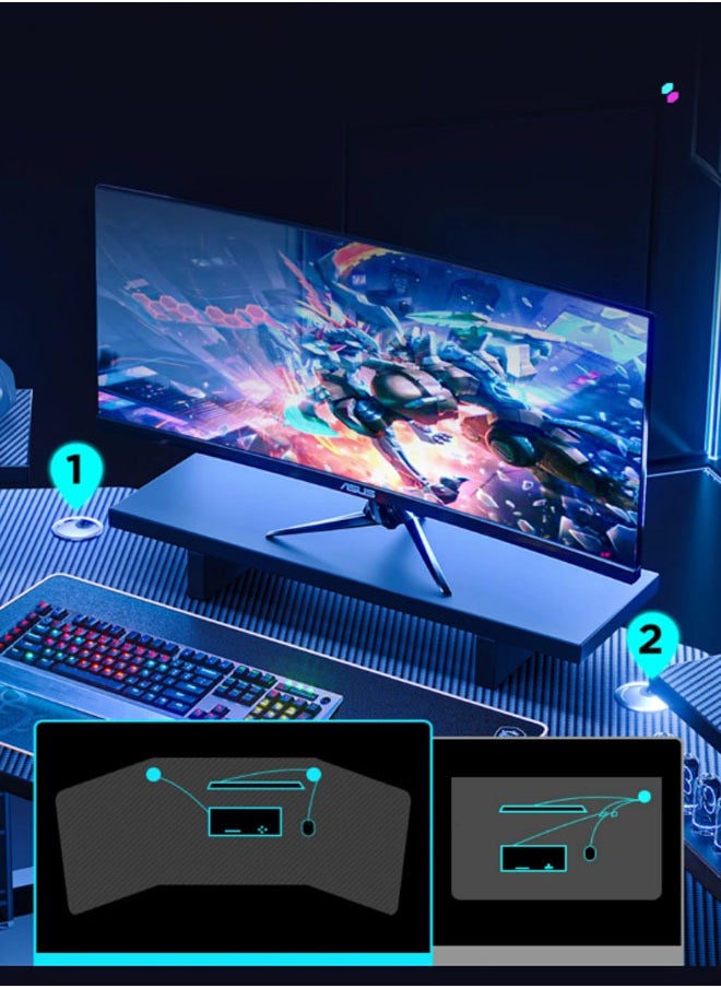 NKX - Ergonomic Computer And Multifunctional Gaming Desk Table heightening frame 180CM - Image 1
