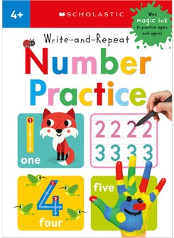 Write-and-Repeat Number Practice: Scholastic Early Learners (Write-and-Repeat) 