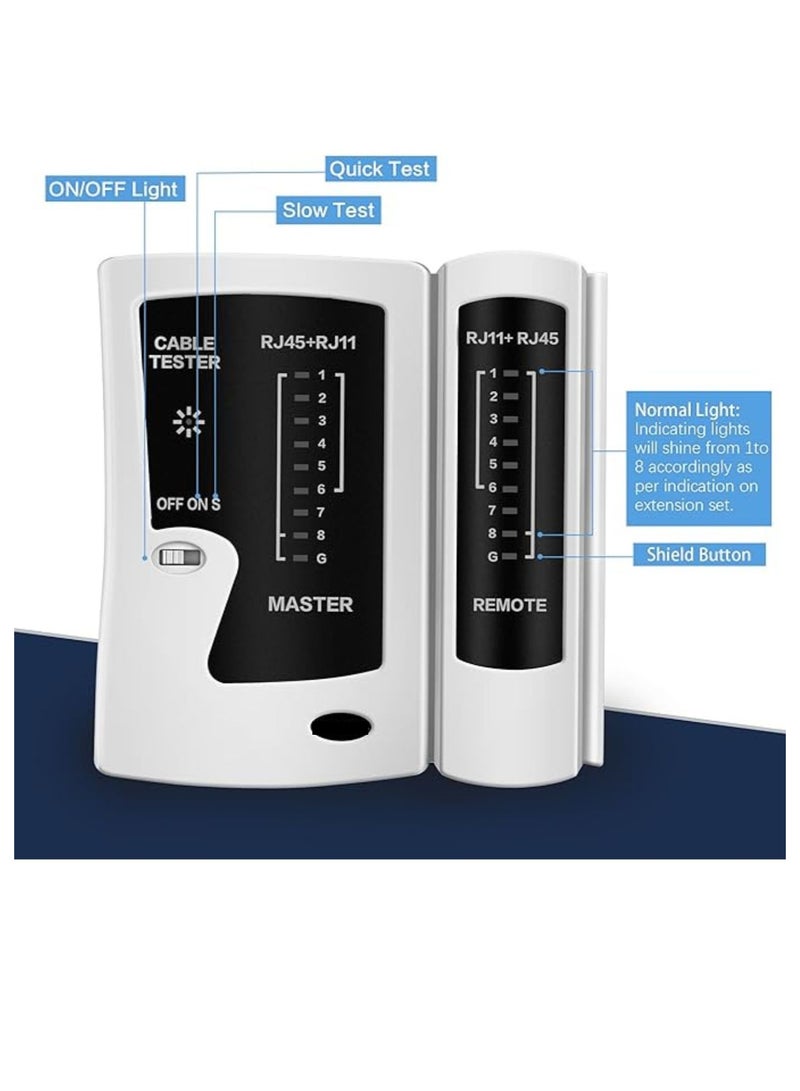 Terabyte Network Cable r for LAN RJ45 RJ11 Cable RJ45 Ethernet Cable r Tester Testing - Image 3