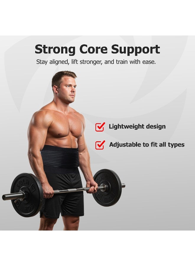 SOLPRO TorsoFit Waist Support for Men & Women | Joint Stabiliser for All Sports, Gym & Rehab Workouts | Joint Pain Relief for Active Lifestyle Injury Recovery & Arthritis (Black) - Image 5