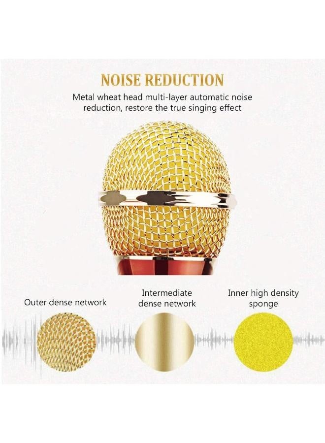 Wireless Bluetooth Microphone with LED Lights and High-Quality Speaker – Professional Multi-Purpose Karaoke Microphone - Image 2