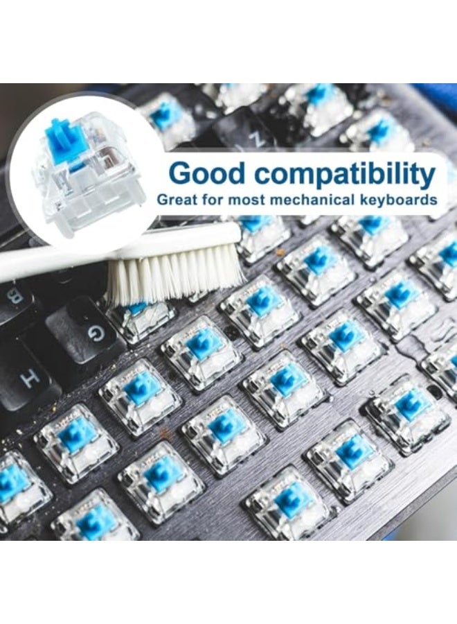 YelaJoy 50 PCS Blue Clicky Mechanical Keyboard Keys – 3-Pin Dustproof Replacement for LED Backlit Gaming  Office Keyboards - Image 2