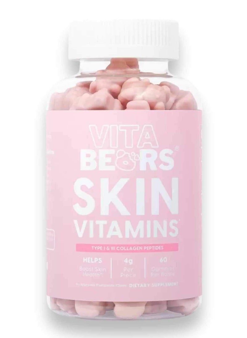 Vita Bears Skin Vitamins 60 Gummies