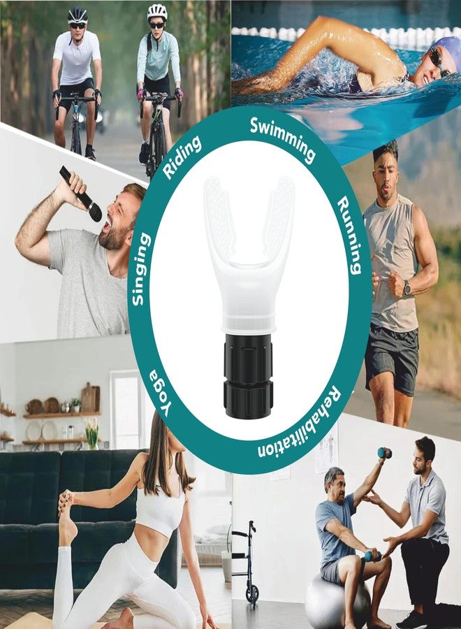 AmbiTech Portable Breathing Trainer | Enhance Lung Capacity & Respiratory Fitness | Food Grade Silicone for Safe - Image 2