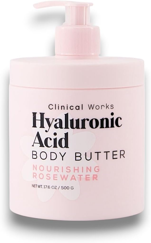 Clinical Works Body Butter Nourishing Rosewater Hyaluronic Acid 500g