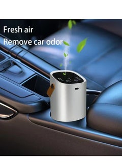 xinzhen Portable USB Car Aromatherapy Diffuser Gold, Intelligent Touch Screen, Waterless Aroma Machine for Automatic Relaxation, Car Charger Compatible, Compact Design for Easy Use  - Image 3