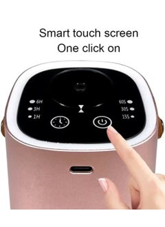 xinzhen Portable USB Car Aromatherapy Diffuser Gold, Intelligent Touch Screen, Waterless Aroma Machine for Automatic Relaxation, Car Charger Compatible, Compact Design for Easy Use  - Image 4