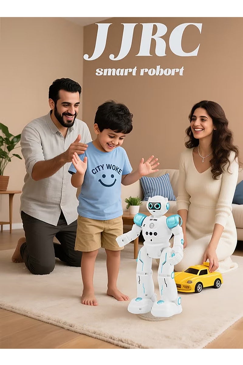 جي جي ار سي روبوت JJRC RC مع استشعار الإيماءات، قابل للبرمجة، يغني ويرقص، لعبة روبوت تفاعلية تعليمية للأطفال - Image 2