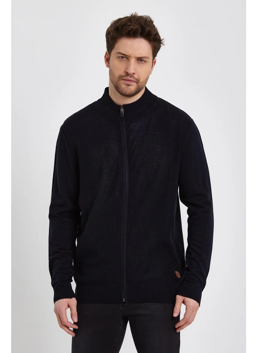 Alexander Gardi Alexandergardı Half Turtleneck Zipper Cardigan (E22-5717)