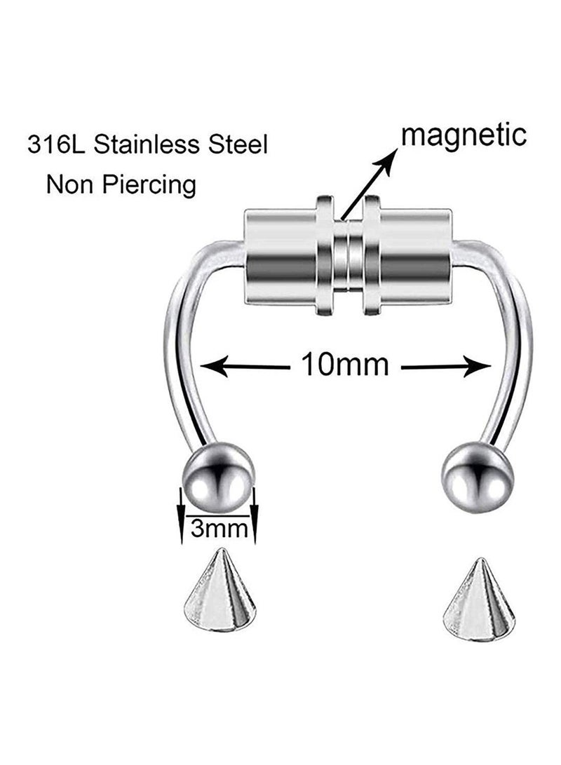Bluejw Magnetic Septum Fake Nose Ring - Image 5