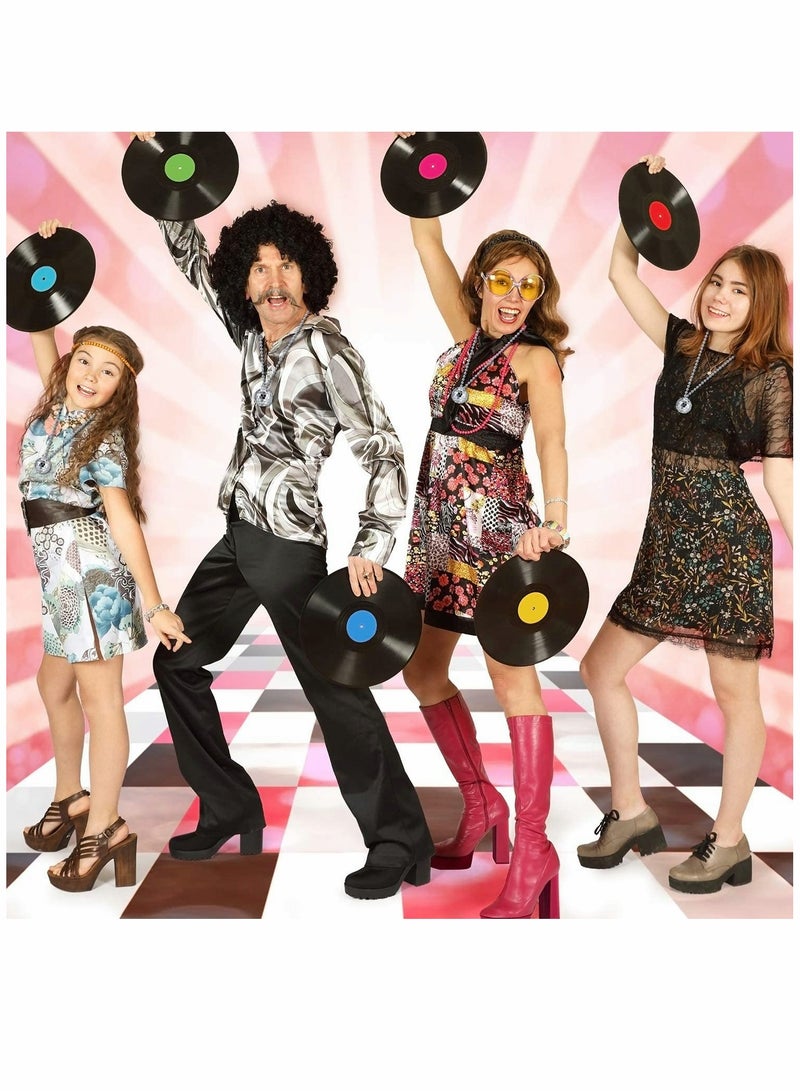 KASTWAVE Mirror Disco Ball Costume Necklaces 70s Disco Party Necklaces for Home Decorations, 1.57 Inch Stage Props, Game Accessories, School Festivals, Party Favor, and Supplies 12 Piece - Image 5