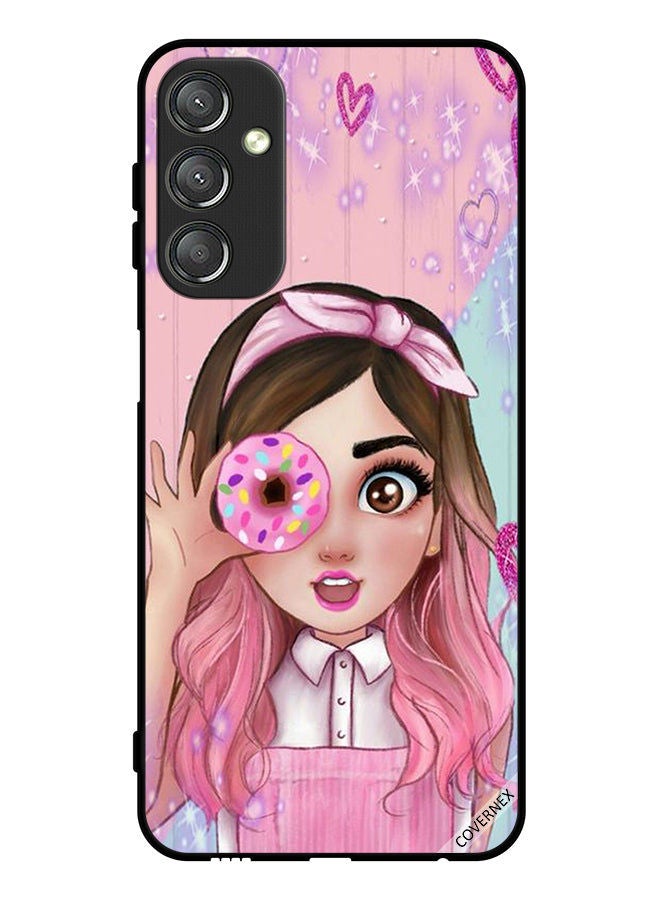 Covernex Protective Case Cover For Samsung Galaxy A24 4G Donut Lover Girl Art - Image 1