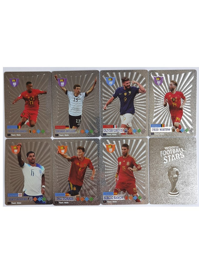 EHOME 55 Piece World Football Star Silver card  Collection Set  - Image 3