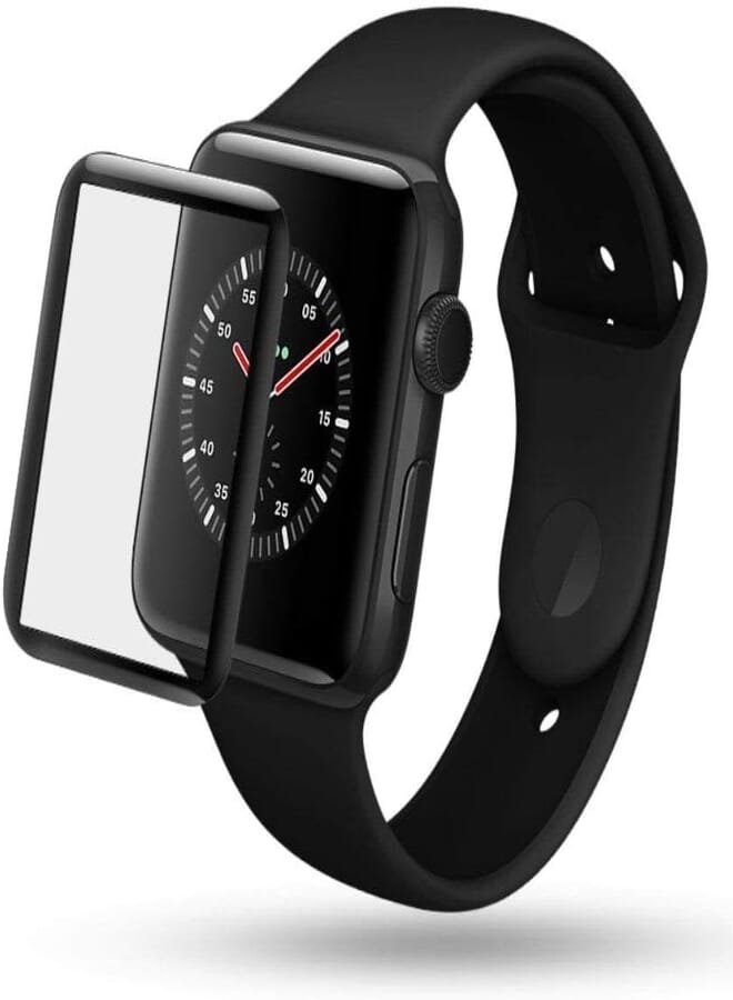 Imak For Apple Watch Series 3/2/1 42mm - 3D Curved Full Cover Tempered Glass Screen Protector Film