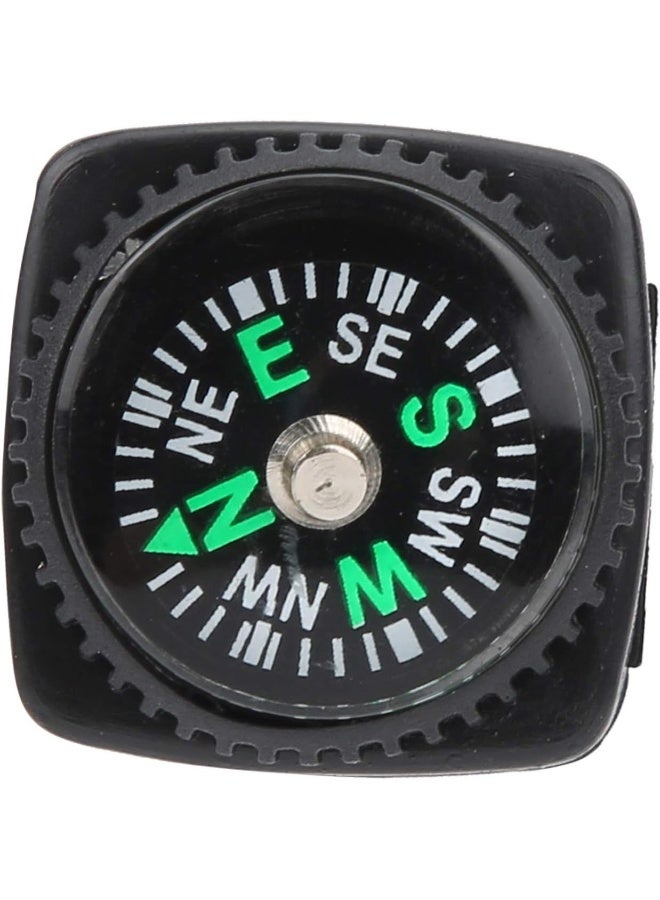 Voluxe Wristband Compass, Small Beautiful Plastic Umbrella Rope Compass, for Umbrella Rope Bracelets Watch Chains Survival Tool Umbrella Rope Accessories - Image 1