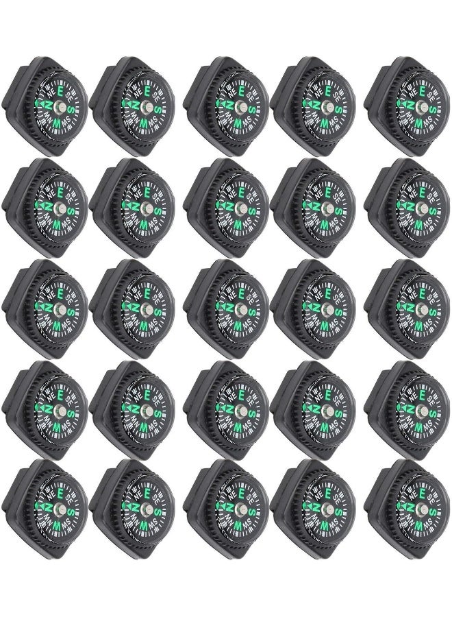 Voluxe Wristband Compass, Small Beautiful Plastic Umbrella Rope Compass, for Umbrella Rope Bracelets Watch Chains Survival Tool Umbrella Rope Accessories - Image 2