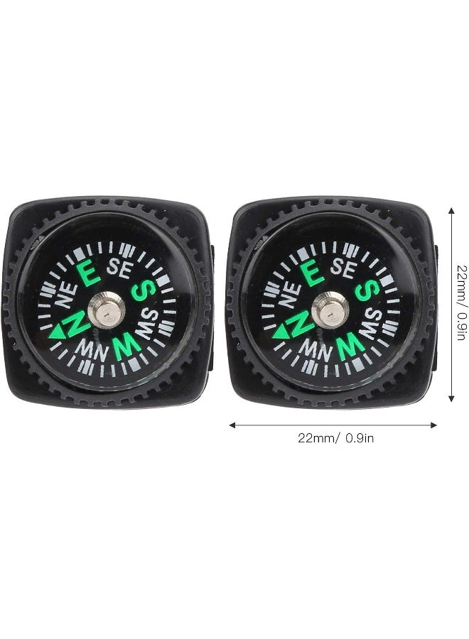 Voluxe Wristband Compass, Small Beautiful Plastic Umbrella Rope Compass, for Umbrella Rope Bracelets Watch Chains Survival Tool Umbrella Rope Accessories - Image 5