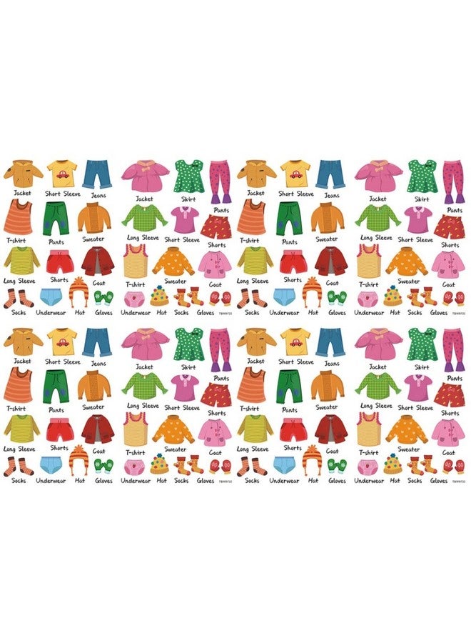 Toddmomy 2sets Cloth Organizing Stickers Decals Drawer Labels Sort Girl Room Clothes Sticker Girls Kids Home Decoration and Dresser Bedroom Classification Labels - Image 1