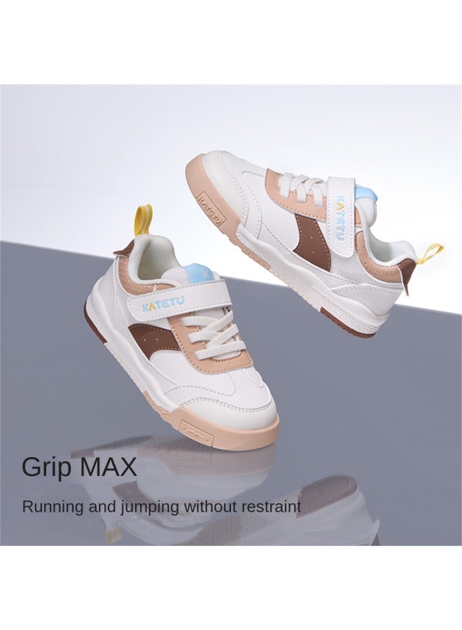 Same As In-store】children's Casual Sneakers, Autumn Fashion Versatile German Training Shoes, Leisure Campus Student White Shoes - Image 2
