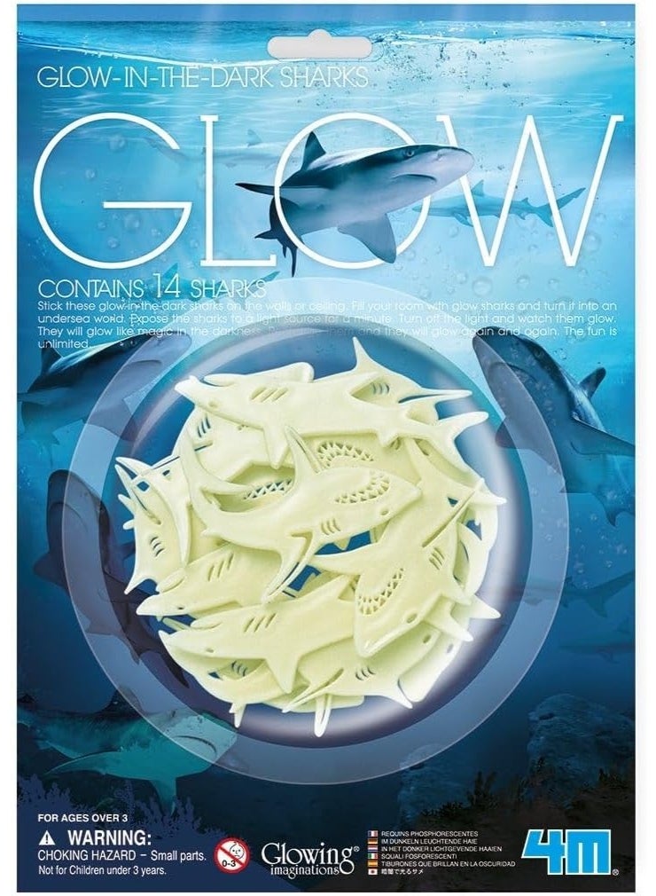 4m Glow-in-the-dark Sharks - Image 3