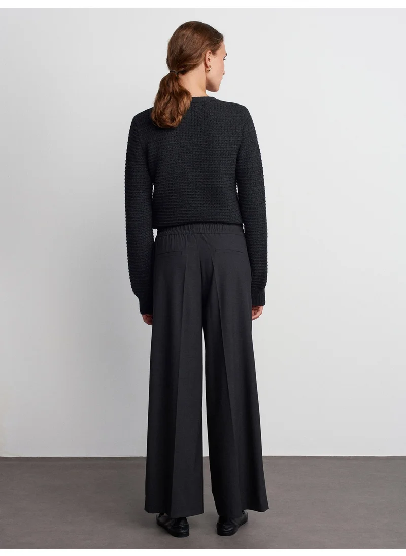 ديلفين 71556 Drawstring Trousers-Anthracite