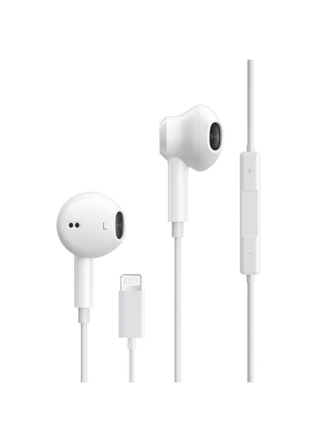 Generic - Suitable For Apple Android Mobile Phone In-ear Lightning Wire Control Type-c Huawei Iphone15 Headset-Color:P56 (Apple Flat Head Bluetooth Edition) - Image 1