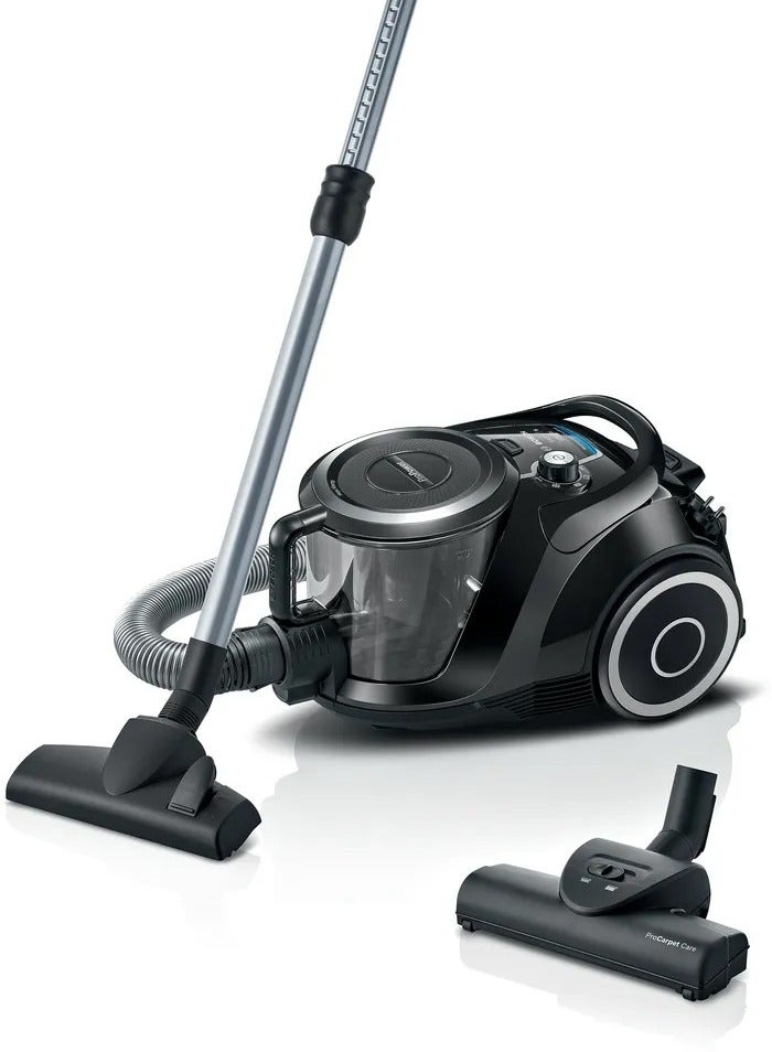 BOSCH Bagless Vacuum cleaner Series 6 Dust Box Capacity 2.4 L 2200 W BGS412234 Black - Image 1