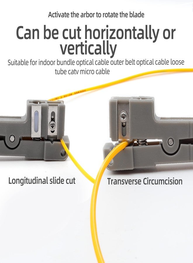 CRUISER 45-162 Fiber Optic Jacket Stripper Coaxial Stripper Wire Cable Stripping Cutter Tool(45-162) - Image 4