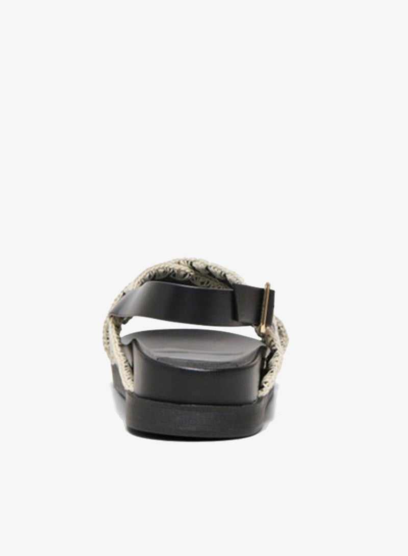 ONLY Zigzag Weave Slingback Sandals - Image 2