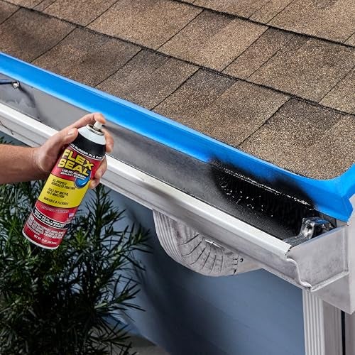 Flex Seal, 14 oz, Black, Stop Leaks Instantly, Waterproof Rubber Spray On Sealant Coating, Perfect for Gutters, Wood, RV, Campers, Roof Repair, Skylights, Windows, and More - Image 4