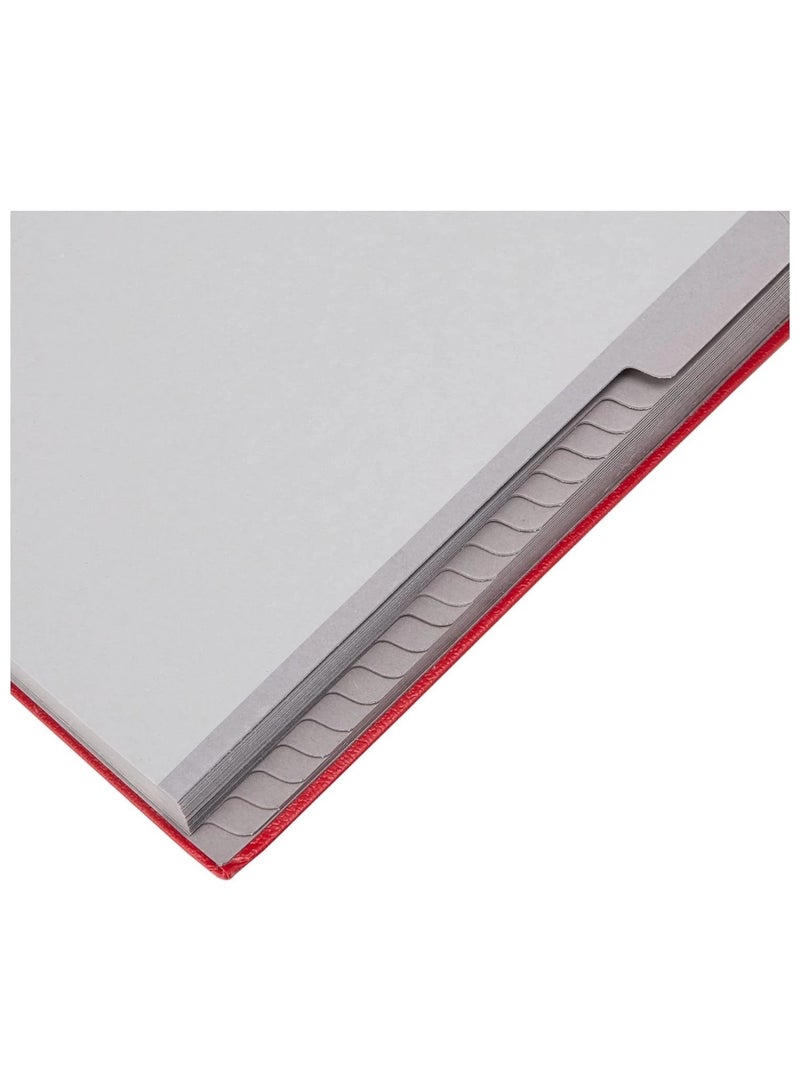 LEITZ كتاب قابل للتوسع بحجم A4 مع 20 قسم باللون الأحمر - Image 3