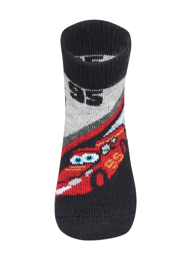 Supersox Regular Disney Socks for Babies, Made with Breathable, Anti Odour & Moisture Absorbent Combed Cotton with a Extra Durable Welt, Ideal For All Day Wear (Pack Of 6) - Image 4