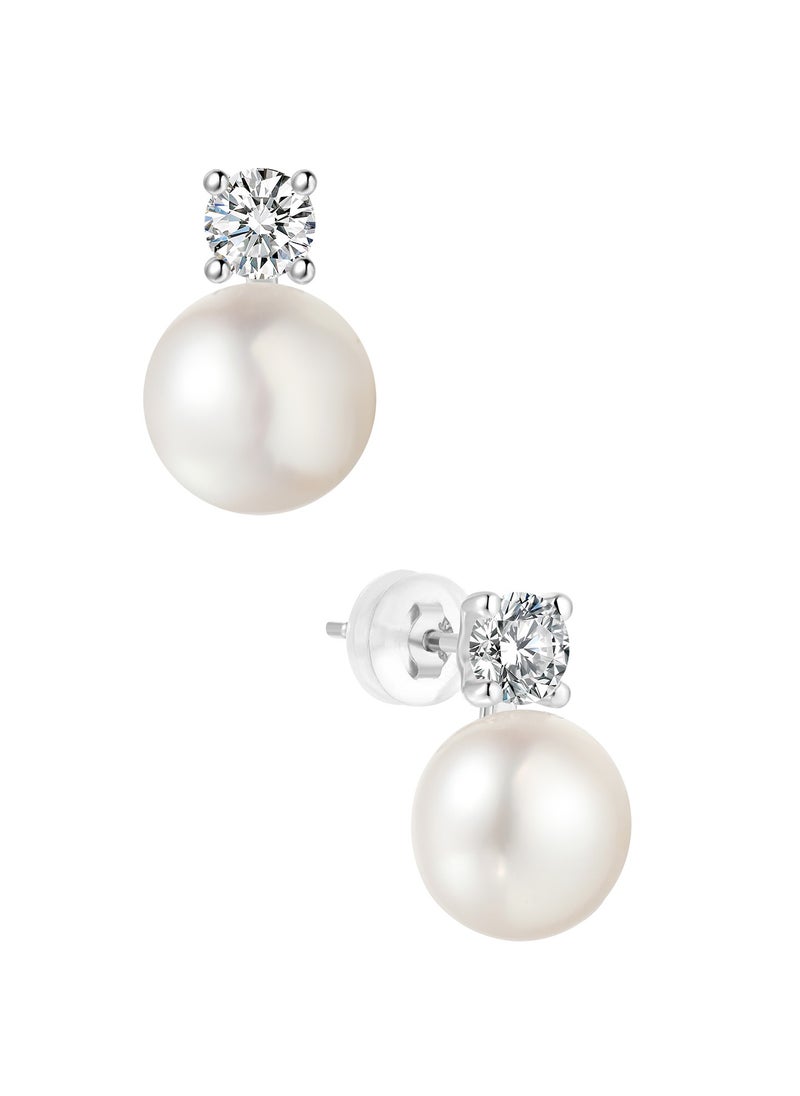 Natural Freshwater Pearl Stud Earrings