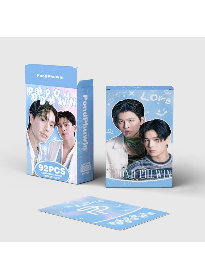 NIBEMINENT 92 Pcs PONDPHUWIN Lomo Cards Card For Fans Collection Gifts - Image 2