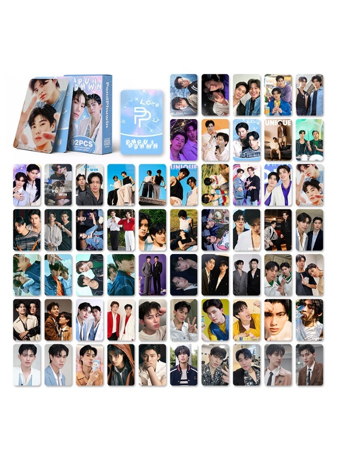 NIBEMINENT 92 Pcs PONDPHUWIN Lomo Cards Card For Fans Collection Gifts - Image 3
