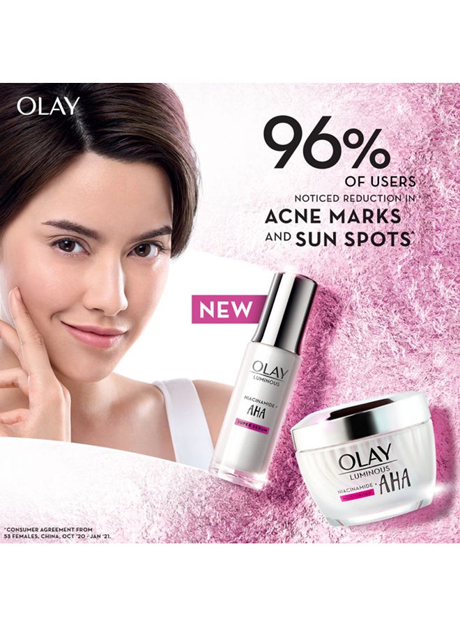 Olay Luminous Niacinamide Plus AHA Face Cream Moisturizer 50g - Image 5