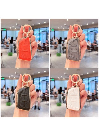 For Cadillac CT5 Key Cover Xt5/xt4/ct6/xts/xt6 Car ATSL Shell Ct4 High-grade Shell Buckle-Color:Single Shell + Gold Diamond Ring (remark Color When Placing Order, White By Default)) - pzsku/Z6F5A310BA83A4D09A23CZ/45/1746222143/e4338fe0-b558-46c4-a437-f2890fb3239b