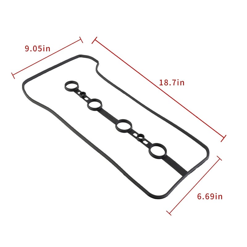 Cybal VS50530R Engine Valve Cover Gasket Set Compatible with 2001-2015 Toyota Solara Camry Corolla Highlander Matrix Rav4 Lexus HS250H Pontiac Vibe Scion TC XB 2.0L 2.4L L4 1121328021 112130H010 VS50362 - Image 4