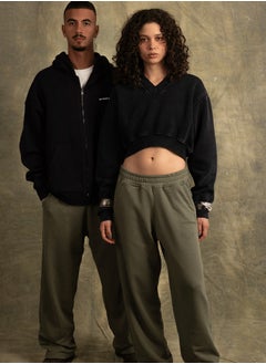 In Your Shoe Olive Wide Leg Swants  - Image 1