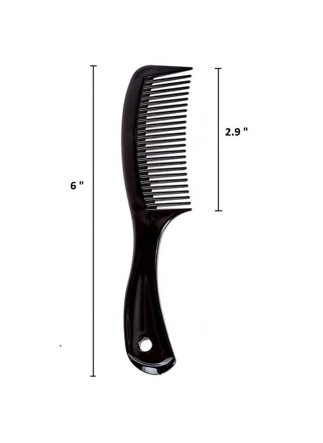 Travel Size Wide Tooth Handle Comb 6 6 Pack Black - pzsku/Z6F5A56EFA04E2B101F59Z/45/_/1719073396/e513b197-7580-4e5d-95f7-28e72d1bc773