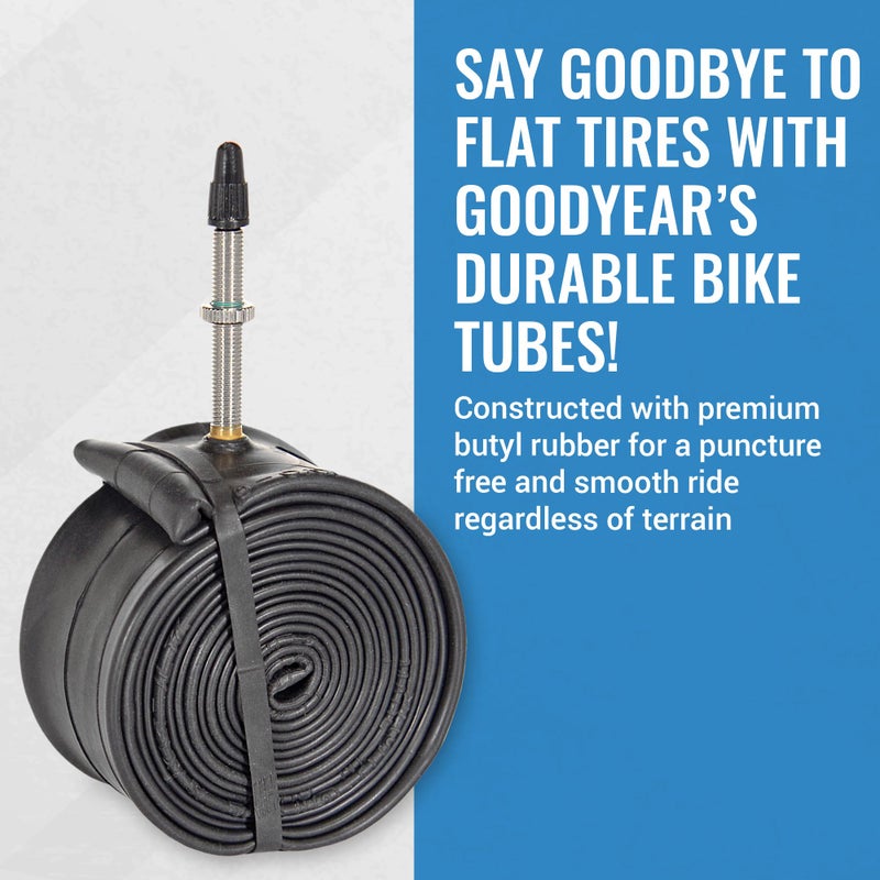 Goodyear 48mm Presta Valve Tube - 29 Inch Butyl Rubber - Durable Mountain Bicycle Tire Tube for Cycling - 29 x 2.1/2.4 - Image 3