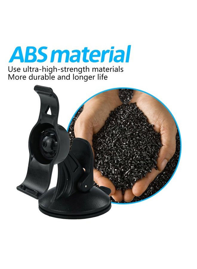 EKIND Car Windscreen Windshield Suction Cup Mount Holder Cradle For GPS Garmin Nuvi 40 40LM (Compare to Garmin 010-11765-01) Black - Image 4