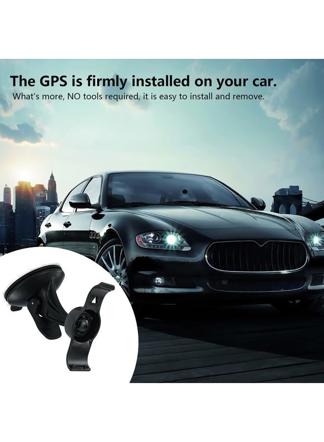 EKIND Car Windscreen Windshield Suction Cup Mount Holder Cradle For GPS Garmin Nuvi 40 40LM (Compare to Garmin 010-11765-01) Black - Image 5