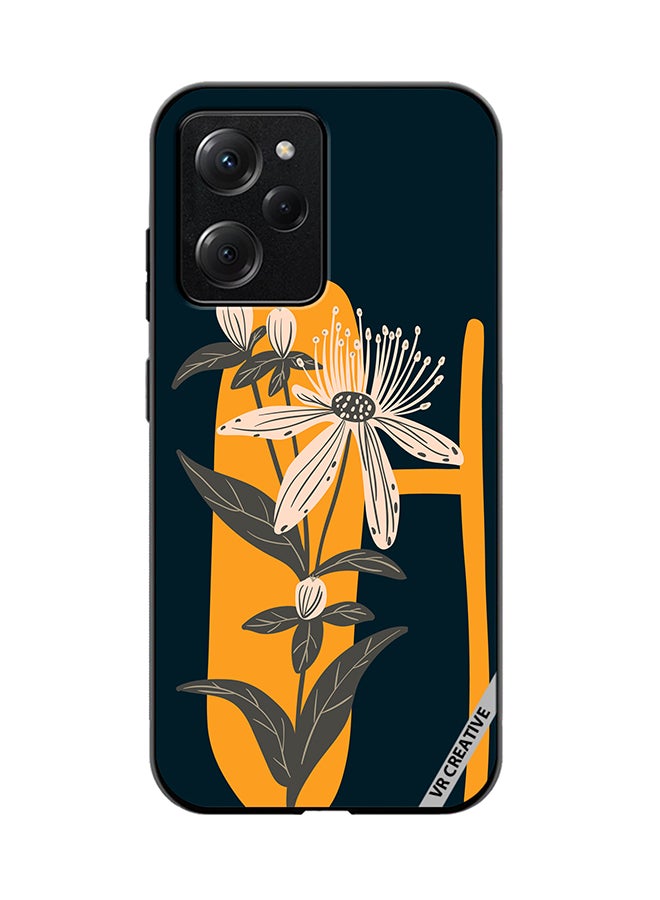 VR CREATIVE Protective Case Cover For Xioami Pcoo X5 Pro Alphabet H Design Multicolour - Image 1