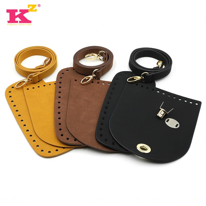 Factory Black Shoulder Bag Bottom Bag Cover Suit Accessories Diy Needle Hook Woven Material Bag Suit Accessories - Image 3