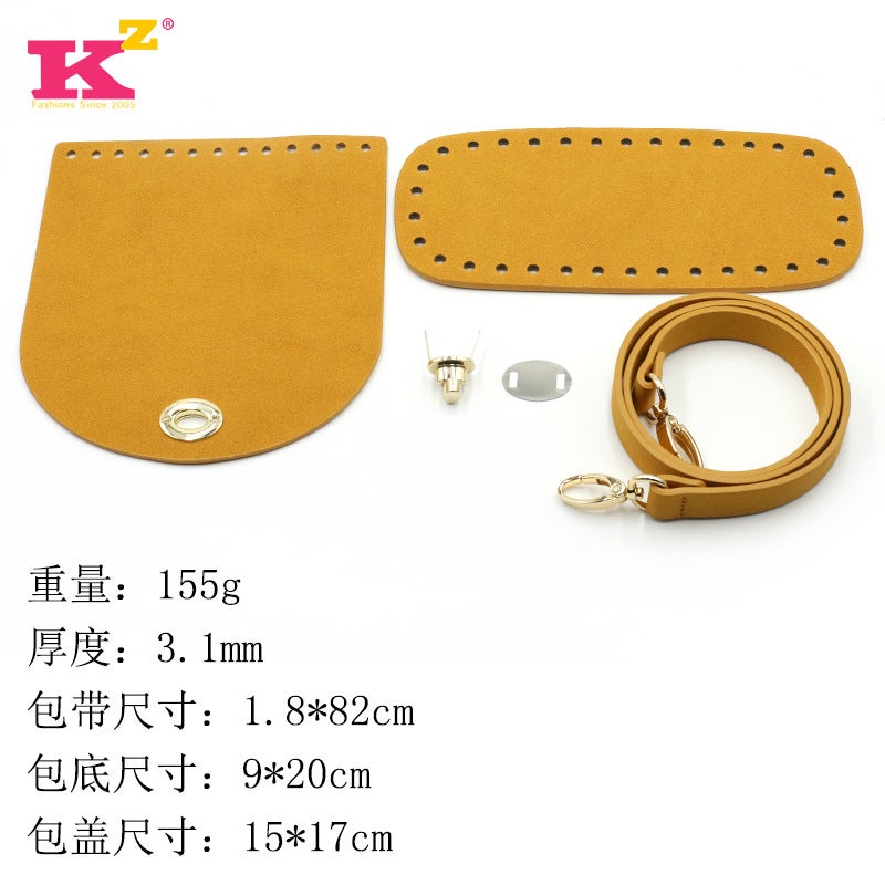 Factory Black Shoulder Bag Bottom Bag Cover Suit Accessories Diy Needle Hook Woven Material Bag Suit Accessories - Image 5