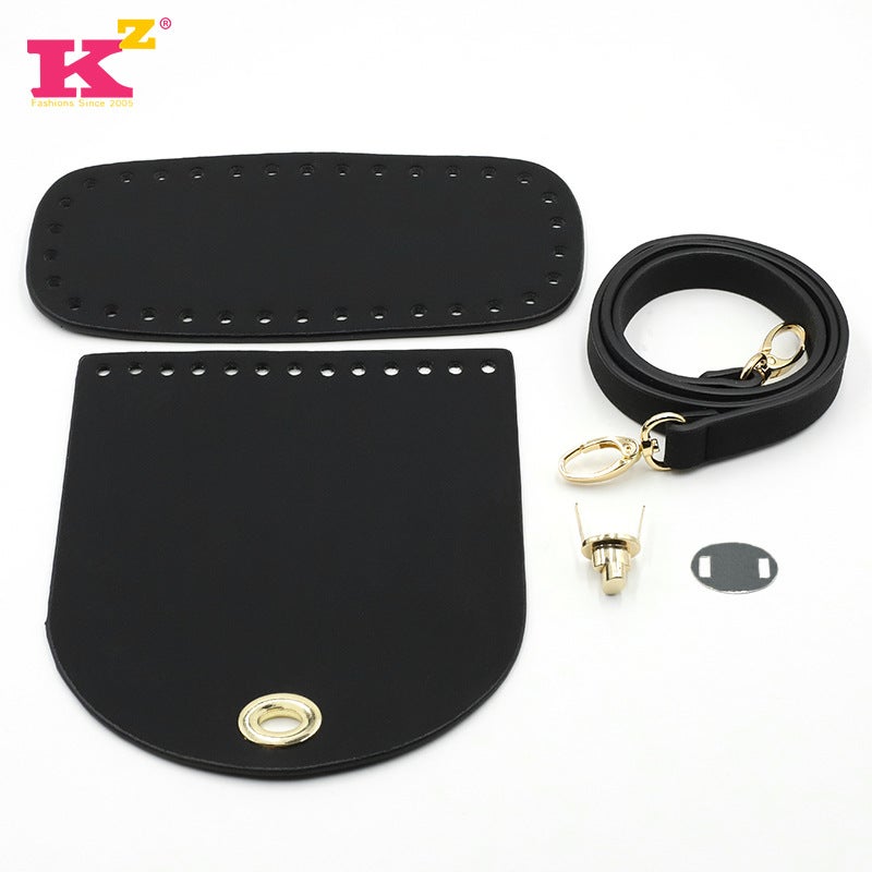 Factory Black Shoulder Bag Bottom Bag Cover Suit Accessories Diy Needle Hook Woven Material Bag Suit Accessories - Image 2
